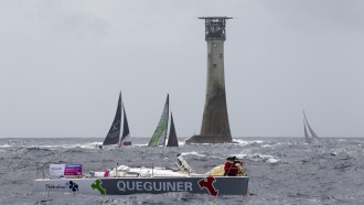 2014 - Solitaire du Figaro - Etape 1 : Deauville/Plymouth - Démâtage