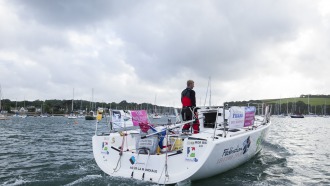 2014 - Solitaire du Figaro - Etape 1 : Deauville/Plymouth - Arrivée