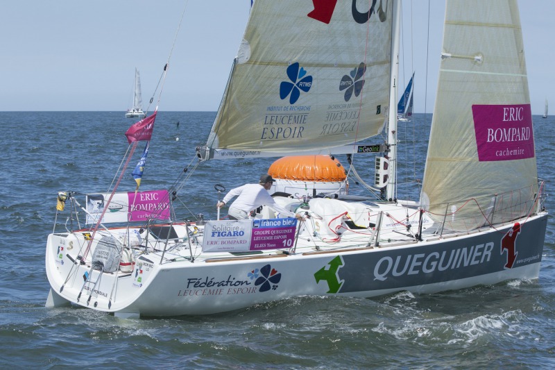 Départ Deauville de la 1 ère étape de la Solitaire du Figaro