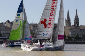 Run Bompard lors de la Solitaire du Figaro Eric Bompard cachemire 2015 - Bordeau le 28/05/2015