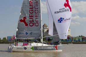 Run Bompard lors de la Solitaire du Figaro Eric Bompard cachemire 2015 - Bordeau le 28/05/2015