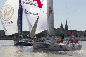 Run Bompard lors de la Solitaire du Figaro Eric Bompard cachemire 2015 - Bordeau le 28/05/2015