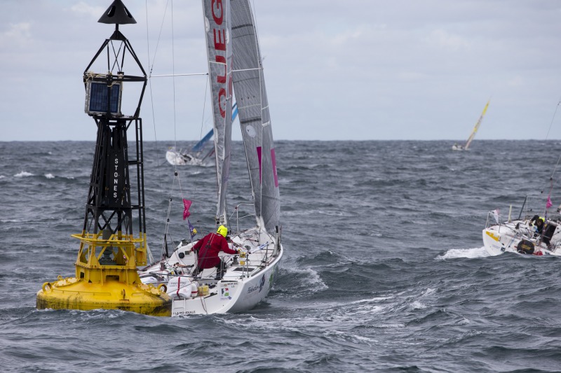 Yann Elies (Groupe Queguiner-Leucemie Espoir) lors de la 4eme etape de la Solitaire du Figaro - Eric Bompard cachemire entre Torbay (Angleterre) et Dieppe - le 22/06/2015