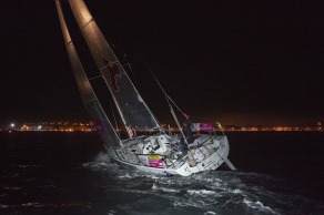 Arrivée de la Solitaire du Figaro - Eric Bompard cachemire 201