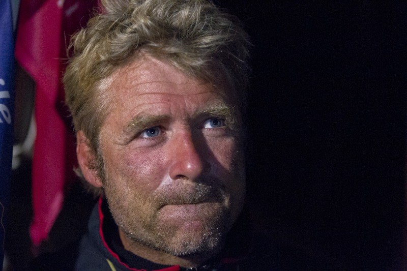 Yann Elies (Groupe Queguiner-Leucemie Espoir) 17eme de la 4eme etape de la Solitaire du Figaro - Eric Bompard cachemire entre Torbay (Angleterre) et Dieppe - le 25/06/2015