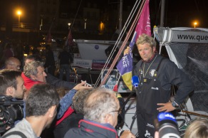 Yann Elies (Groupe Queguiner-Leucemie Espoir) 17eme de la 4eme etape de la Solitaire du Figaro - Eric Bompard cachemire entre Torbay (Angleterre) et Dieppe - le 25/06/2015