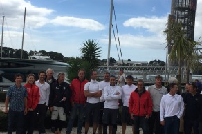 Départ Trophée Azimut - 12 Imocas sur l'épreuve