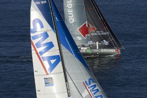 Lorient, vendredi 25 septembre 2015, Trophée Azimut 2015, départ des 24 heures.