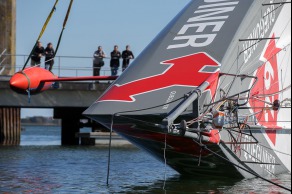 Test de Jauge à 90° - Imoca Quéguiner-Leucemie Espoir - Skipper : Yann Elies - Lorient le 18/04/2016