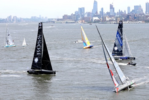 Start of NEW YORK-VENDEE (Les Sables d'Olonne), presented by Currency House & SpaceCode, (Single-Handed transatlantic sailing race from New York(USA) to Les Sables d'Olonne(FRA) 3100NM.