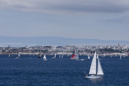 Navigation en Rade de Brest lors des Fetes Maritimes Internationales de Brest 2016 - le 15/07/2016