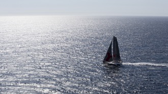 2016 - Vendée Globe - Banque Images Hélicoptère