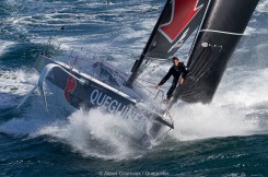 Tanguy Le Turquais, skipper du Figaro Beneteau 3 Queguiner - saison 2019 - En mer le 13/03/2019