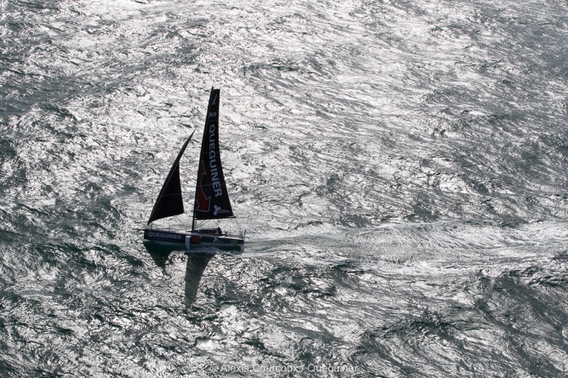 Tanguy Le Turquais, skipper du Figaro Beneteau 3 Queguiner - saison 2019 - En mer le 13/03/2019