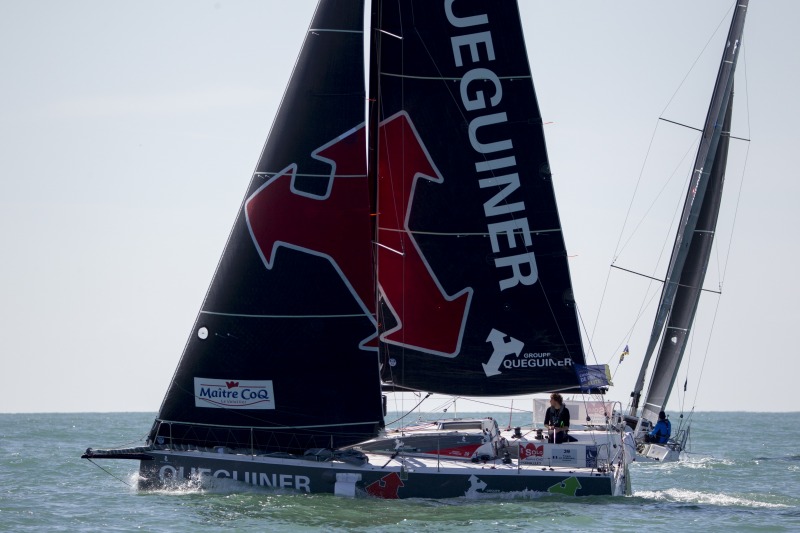 Tanguy Le Turquais, skipper du Figaro Beneteau 3 Queguiner - Solo Maitre Coq 2019 - Les Sables d Olonne le 29/04/2010