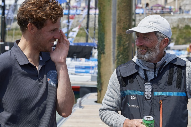 Mercredi 26 juin, la Solitaire Urgo Le Figaro 2019, Dieppe. Arrivée étape 4, Roscoff-Dieppe