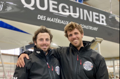 Le duo Queguiner - Kayak sur la Transat AG2R La Mondiale