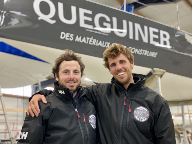 Le duo Queguiner - Kayak sur la Transat AG2R La Mondiale