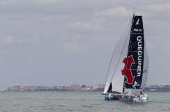 Tanguy Le Turquais, skipper du Figaro Beneteau 3 Queguiner - Solo Maitre Coq 2019 - Les Sables d Olonne le 29/04/2010