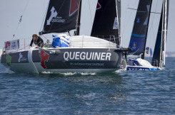 Tanguy Le Turquais, skipper du Figaro Beneteau 3 Queguiner - Solo Maitre Coq 2019 - Les Sables d Olonne le 29/04/2010