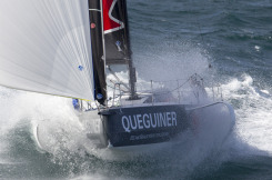 Tanguy Le Turquais, skipper du Figaro Beneteau 3 Queguiner - saison 2019 - En mer le 13/03/2019