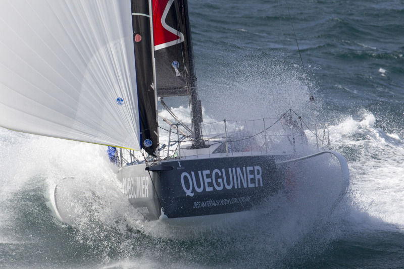 Tanguy Le Turquais, skipper du Figaro Beneteau 3 Queguiner - saison 2019 - En mer le 13/03/2019