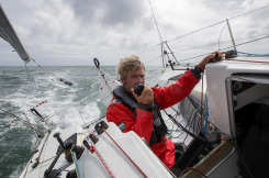 Yann Eliès, skipper de Quéguiner Matériaux - Leucémie Espoir