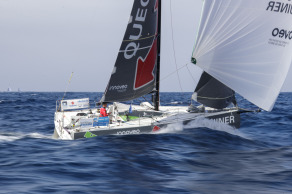 Tanguy Le Turquais (Groupe Queguiner-Innoveo) lors de la 1ere etape de la Solitaire du Figaro - le 01/09/2020