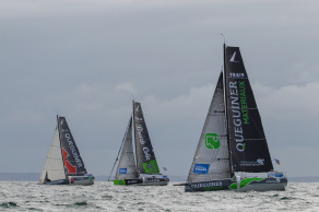 Depart de la 2eme etape de la Solitaire du Figaro entre Saint-Quay- - Saint-Quay-Portriaux le 06/09/2020