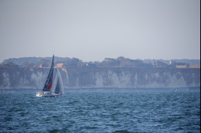 Tanguy Le Turquais (Groupe Queguiner-Innoveo) lors de la 3eme etape de la Solitaire du Figaro entre Dunkerque et Saint-Nazaire - le 13/09/2020