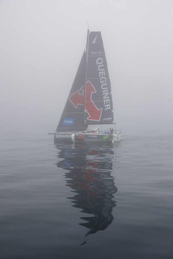 Tanguy Le Turquais (Groupe Queguiner-Innoveo) lors de la 3eme etape de la Solitaire du Figaro entre Dunkerque et Saint-Nazaire - le 15/09/2020