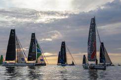 Ambiance avant le Depart de la 3eme etape de la Solitaire du Figaro 2020 - Saint-Nazaire le 19/09/2020